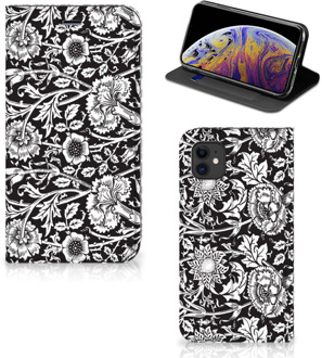 B2Ctelecom iPhone 11 Smart Cover Black Flowers