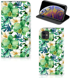 B2Ctelecom iPhone 11 Smart Cover Orchidee Groen