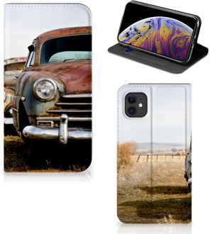 B2Ctelecom iPhone 11 Stand Case Vintage Auto