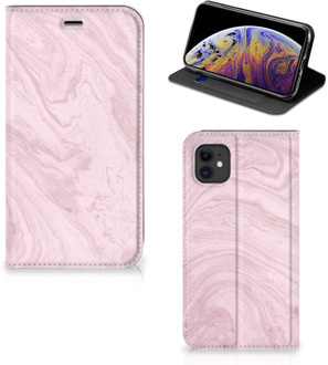 B2Ctelecom iPhone 11 Standcase Marble Roze