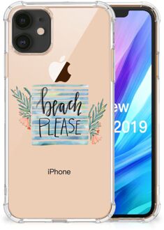 B2Ctelecom iPhone 11 Stevige Bumper Hoesje Boho Beach