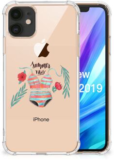 B2Ctelecom iPhone 11 Stevige Bumper Hoesje Boho Summer