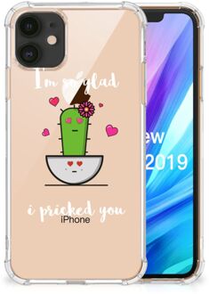 B2Ctelecom iPhone 11 Stevige Bumper Hoesje Cactus Glad