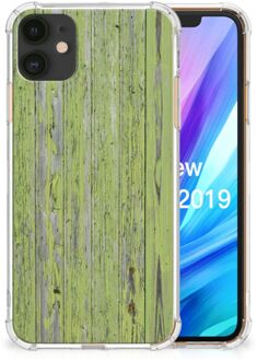 B2Ctelecom iPhone 11 Stevige Telefoonhoesje Green Wood