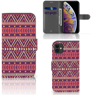 B2Ctelecom iPhone 11 Telefoon Hoesje Aztec Purple