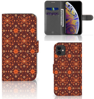 B2Ctelecom iPhone 11 Telefoon Hoesje Batik Brown