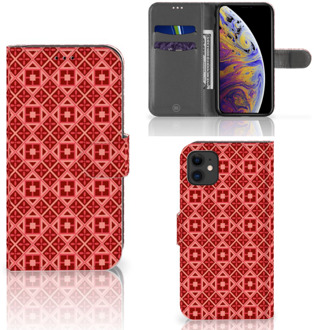 B2Ctelecom iPhone 11 Telefoon Hoesje Batik Red