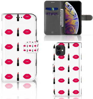 B2Ctelecom iPhone 11 Telefoon Hoesje Lipstick Kiss