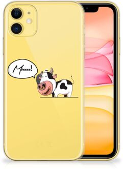 B2Ctelecom iPhone 11 Telefoonhoesje met Naam Cow