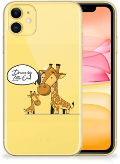 B2Ctelecom iPhone 11 Telefoonhoesje met Naam Giraffe