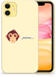 B2Ctelecom iPhone 11 Telefoonhoesje met Naam Monkey