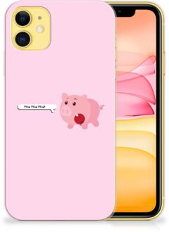 B2Ctelecom iPhone 11 Telefoonhoesje met Naam Pig Mud