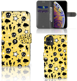 B2Ctelecom iPhone 11 Telefoonhoesje met Naam Punk Yellow