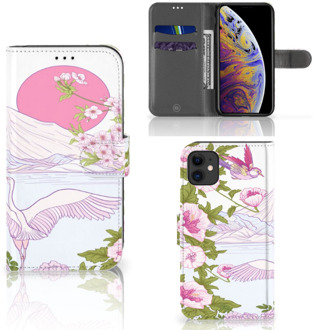 B2Ctelecom iPhone 11 Telefoonhoesje met Pasjes Bird Standing