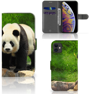 B2Ctelecom iPhone 11 Telefoonhoesje met Pasjes Panda