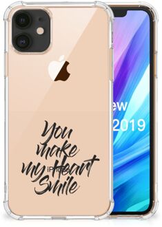 B2Ctelecom iPhone 11 Telefoonhoesje met tekst Heart Smile