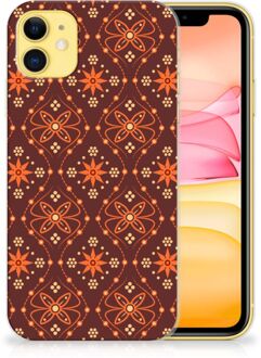 B2Ctelecom iPhone 11 TPU bumper Batik Brown