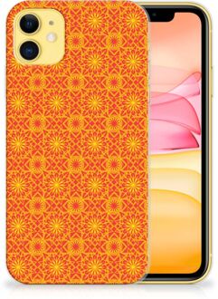 B2Ctelecom iPhone 11 TPU bumper Batik Orange