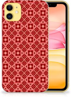 B2Ctelecom iPhone 11 TPU bumper Batik Red