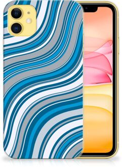 B2Ctelecom iPhone 11 TPU bumper Waves Blue