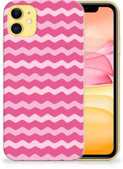 B2Ctelecom iPhone 11 TPU bumper Waves Pink