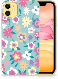 B2Ctelecom iPhone 11 TPU Case Flower Power