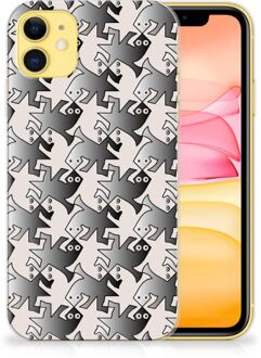 B2Ctelecom iPhone 11 TPU Hoesje Salamander Grey