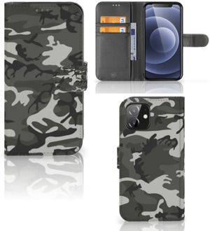 B2Ctelecom iPhone 12 | 12 Pro (6.1") Telefoon Hoesje Cadeau voor hem Army Light