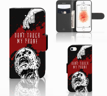 B2Ctelecom iPhone 5S | SE Bookcase Zombie Blood