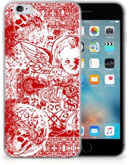 B2Ctelecom iPhone 6 | 6S Backcover Design Angel Skull Red