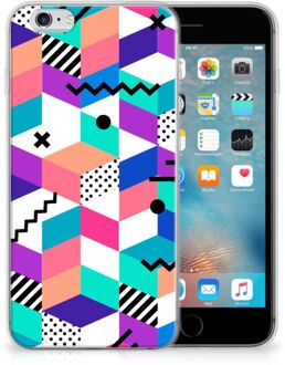 B2Ctelecom iPhone 6 | 6S Backcover Design Blocks Colorful