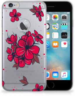 B2Ctelecom iPhone 6 Plus | 6s Plus TPU Hoesje Design Blossom Red