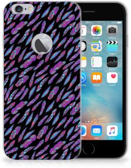 B2Ctelecom iPhone 6 Plus | 6s Plus TPU Hoesje Design Feathers Color