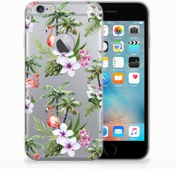 B2Ctelecom iPhone 6 Plus | 6s Plus TPU Hoesje Design Flamingo Palms