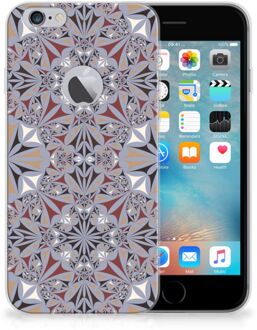 B2Ctelecom iPhone 6 Plus | 6s Plus TPU Hoesje Design Flower Tiles