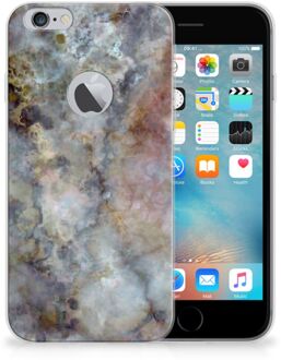 B2Ctelecom iPhone 6 Plus | 6s Plus TPU Hoesje Design Marmer Grijs