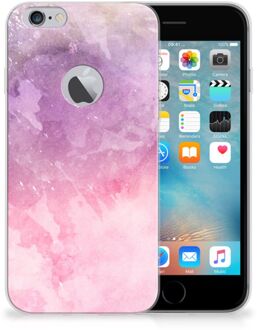 B2Ctelecom iPhone 6 Plus | 6s Plus TPU Hoesje Design Pink Purple Paint