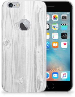 B2Ctelecom iPhone 6 Plus | 6s Plus TPU Hoesje Design White Wood