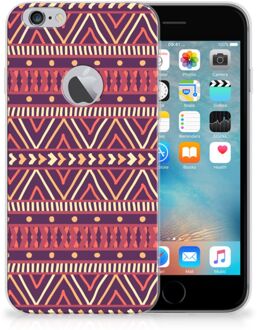 B2Ctelecom iPhone 6 Plus | 6s Plus Uniek TPU Hoesje Aztec Purple