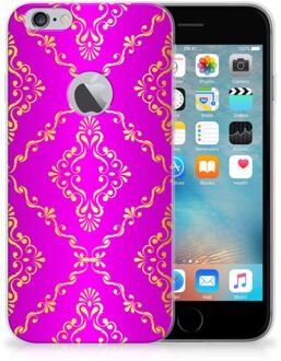 B2Ctelecom iPhone 6 Plus | 6s Plus Uniek TPU Hoesje Barok Roze