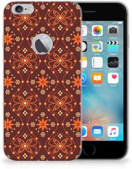 B2Ctelecom iPhone 6 Plus | 6s Plus Uniek TPU Hoesje Batik Brown