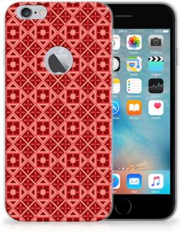 B2Ctelecom iPhone 6 Plus | 6s Plus Uniek TPU Hoesje Batik Red