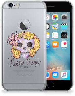 B2Ctelecom iPhone 6 Plus | 6s Plus Uniek TPU Hoesje Boho Skull