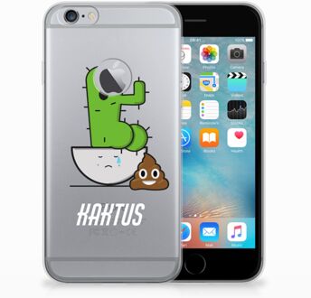 B2Ctelecom iPhone 6 Plus | 6s Plus Uniek TPU Hoesje Cactus Poo