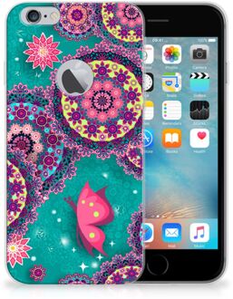 B2Ctelecom iPhone 6 Plus | 6s Plus Uniek TPU Hoesje Cirkels en Vlinders