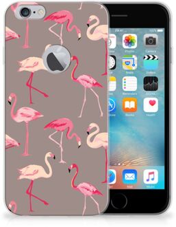 B2Ctelecom iPhone 6 Plus | 6s Plus Uniek TPU Hoesje Flamingo