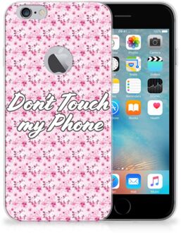 B2Ctelecom iPhone 6 Plus | 6s Plus Uniek TPU Hoesje Flowers Pink DTMP