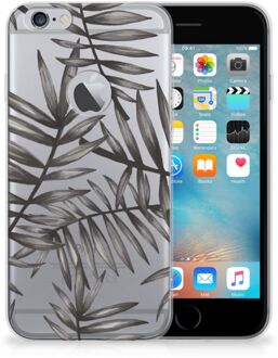 B2Ctelecom iPhone 6 Plus | 6s Plus Uniek TPU Hoesje Leaves Grey