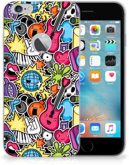 B2Ctelecom iPhone 6 Plus | 6s Plus Uniek TPU Hoesje Punk Rock