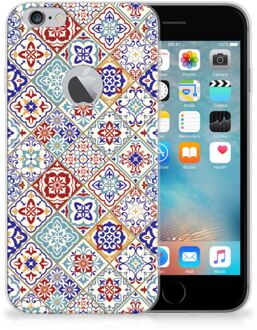 B2Ctelecom iPhone 6 Plus | 6s Plus Uniek TPU Hoesje Tiles Color